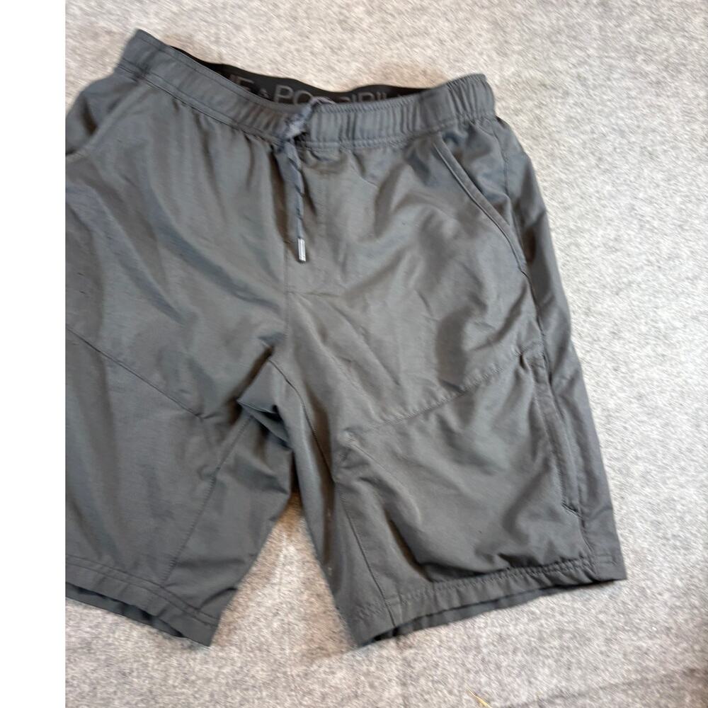 Gerry Shorts Mens Size 28 Gray Stretch Elastic Waist Performance Hiking Trail